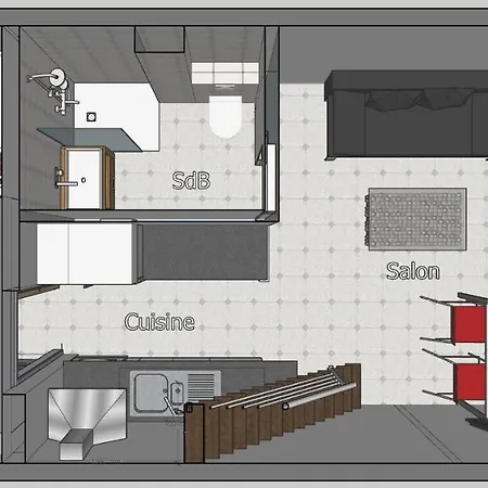 Loft T3 Duplex Vue Porquerolles Hyères